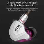 CCA CCA-C10 3.5mm Gold Plated Plug Ten Unit Hybrid Wire-controlled In-ear Earphone, with Mic, without Mic - Image 4