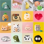 Wireless Earphones Protective Case, Random Style and Color Delivery, For AirPods Series - Image 3