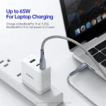 DUZZONA A2 PD 65W USB-C / Type-C to Type-C Fast Charging Data Cable, 2m Type-C to Type-C, 3m Type-C to Type-C - Image 3