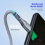 DUZZONA A2 PD 65W USB-C / Type-C to Type-C Fast Charging Data Cable, 2m Type-C to Type-C, 3m Type-C to Type-C - Image 6