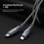 DUZZONA A2 PD 65W USB-C / Type-C to Type-C Fast Charging Data Cable, 2m Type-C to Type-C, 3m Type-C to Type-C - Image 7