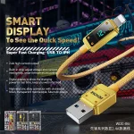 WK WDC-06i 2.4A USB to 8 Pin Digital Display Data Cable, Length: 1m, WDC-06i - Image 4
