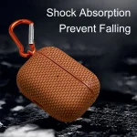 Woven Skin Texture PC TWS Earphone Protective Case, For AirPods Pro 2, For AirPods 3, For AirPods Pro - Image 3