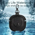 Leather TWS Earphone Protective Case with Hook, For Samsung Galaxy Buds Live / Pro - Image 4