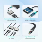 TOTU AD-5 USB-C/Type-C to 3.5mm+USB-C/Type-C Charger Audio Adapter - Image 4
