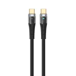 TOTU CB-8-CC 100W USB-C/Type-C to USB-C/Type-C Transparent Braided Data Cable, Length: 1.5m