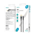 TOTU CB-8-CC 100W USB-C/Type-C to USB-C/Type-C Transparent Braided Data Cable, Length: 1.5m - Image 7