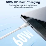 JOYROOM SA26-CC3 Flash Charge Series 60W USB-C / Type-C to USB-C / Type-C Fast Charging Data Cable, 1m, 2m, 3m - Image 3