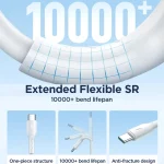 JOYROOM SA26-CC3 Flash Charge Series 60W USB-C / Type-C to USB-C / Type-C Fast Charging Data Cable, 1m, 2m, 3m - Image 4