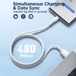 JOYROOM SA26-AC3 Flash Charge Series 3A USB to USB-C / Type-C Fast Charging Data Cable, 1m, 2m, 3m - Image 7