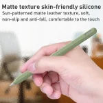 LOVE MEI Frosted Leather Texture Silicone Protective Pen Case, For Apple Pencil 2, For Apple Pencil 1 - Image 2