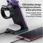 H28 15W 5 in 1 Folding Multifunctional Wireless Charger, H28 - Image 5