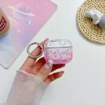 Transparent Glitter Bluetooth Earphone Protective Case, For AirPods Pro 2, For AirPods 3