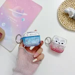 Transparent Glitter Bluetooth Earphone Protective Case, For AirPods Pro 2, For AirPods 3 - Image 6