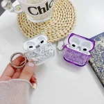 Silver Foil Epoxy Bluetooth Earphone Protective Case, For AirPods Pro - Image 6