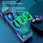 E50 Colorful Light Intelligent Digital Display Bluetooth Earphones - Image 4