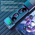 E50 Colorful Light Intelligent Digital Display Bluetooth Earphones - Image 6