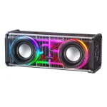 WK D45 10W Dual Speaker Transparent Mecha Bluetooth Speaker, WK D45