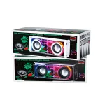WK D45 10W Dual Speaker Transparent Mecha Bluetooth Speaker, WK D45 - Image 7