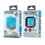 WK WP-U09 40W Dual USB-C/Type-C Interface Nitride Fast Charger - Image 6