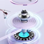 WK WDC-05 66W 3 in 1 USB to 8 Pin + Micro USB + USB-C / Type-C Retractable Fast Charging Data Cable, Length: 1.2m - Image 2