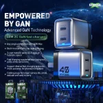 WK WP-U02 40W Dual USB-C / Type-C Interface Gallium Nitride Fast Charger - Image 3