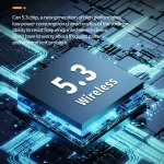 K30 Transparent Capsule Digital Display Touch Control Bluetooth Earphones, K30 - Image 5