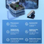 K30 Transparent Capsule Digital Display Touch Control Bluetooth Earphones, K30 - Image 8