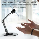 R-JUST HZ42 Clip Type Disc Rotating Phone Desktop Stand, HZ42 - Image 4