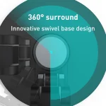 R-JUST HZ42 Clip Type Disc Rotating Phone Desktop Stand, HZ42 - Image 7