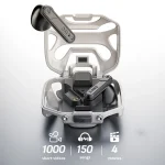 D MOOSTER D12 Hollow Wireless Bluetooth Earphone, D12 - Image 3