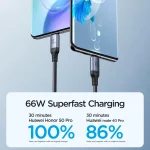 JOYROOM A21 3.5A USB+Type-C to 8 Pin+Type-C+Micro USB 3 in 2 Charging Cable, Length: 1.2m, USB+Type-C to 8 Pin+Type-C+Micro USB - Image 3