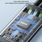 JOYROOM A21 3.5A USB+Type-C to 8 Pin+Type-C+Micro USB 3 in 2 Charging Cable, Length: 1.2m, USB+Type-C to 8 Pin+Type-C+Micro USB - Image 4