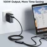 JOYROOM A21 100W Type-C to Dual Type-C 2 in 1 Charging Cable, Length: 1.5m, Type-C to Dual Type-C - Image 6