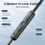 JOYRO0M JR-EC07 Type-C Metal Half In-Ear Wired Earphone, Length: 1.2m - Image 3