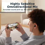 JOYRO0M JR-EC07 Type-C Metal Half In-Ear Wired Earphone, Length: 1.2m - Image 6