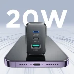 JOYRO0M JR-TCF10 32W Dual USB-C/Type-C+USB Fast Charger, US Plug, EU Plug, UK Plug - Image 3