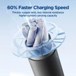 JOYROOM SA29-AC3 3A USB to USB-C/Type-C Liquid Silicone Fast Charging Data Cable, Length: 1.2m, USB to Type-C (1.2m) - Image 3