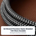 JOYROOM SA31-AC6 100W USB to USB-C/Type-C Fast Charge Data Cable, Length: 1.2m, USB to Type-C - Image 5