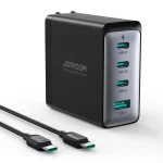 JOYROOM JR-TCG04 100W USB+3 x Type-C GaN Multi-port Charger Set, US Plug, EU Plug, UK Plug