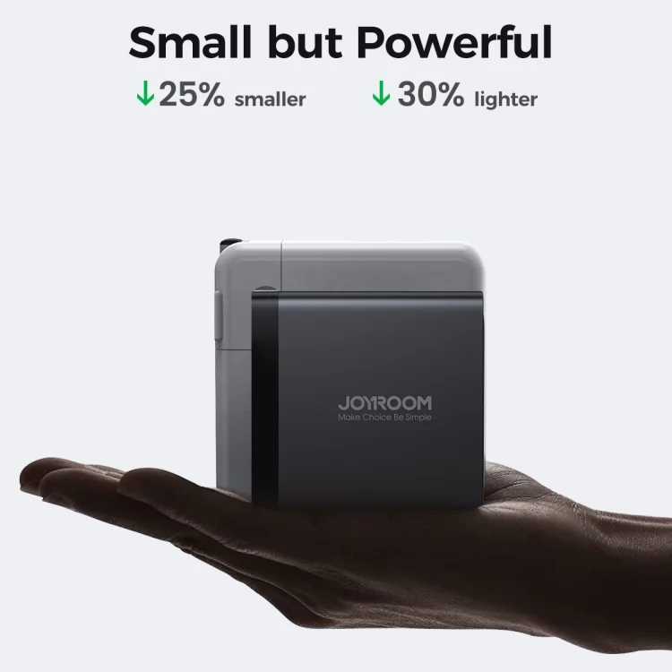 EDA005186901A_2.webp JOYROOM JR-TCG04 100W USB+3 x Type-C GaN Multi-port Charger Set, US Plug, EU Plug, UK Plug - Image 3