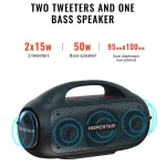 HOPESTAR A50 80W IPX6 Waterproof Portable Bluetooth Speaker Outdoor Subwoofer - Image 3