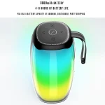 HOPESTAR P50 IPX6 Waterproof Outdoor Portable RGB Light Bluetooth Speaker, P50 - Image 4