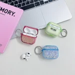 Flash Diamond Epoxy Bluetooth Earphone Protective Case, For AirPods Pro 2, For AirPods 3 - Image 3