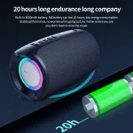Zealot S61 IPX6 Waterproof Portable Wireless Bluetooth Speaker, S61 - Image 7