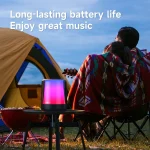 Zealot S66 Portable RGB Light Wireless Bluetooth Speaker Outdoor Subwoofer, S66 - Image 8