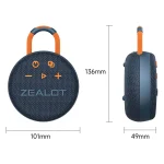 Zealot S77 IPX7 Waterproof Portable Wireless Bluetooth Speaker, S77 - Image 8