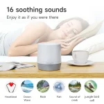 Zealot Z6 3 in 1 White Noise Sleep Aid Bluetooth Speaker with Night Light Function, Z6 - Image 4