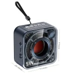 T&G DW12 Portable Mini Wireless Bluetooth Speaker Transparent Subwoofer Support TF Card - Image 6