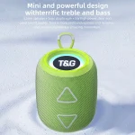 T&G TG655 Outdoor Portable TWS Wireless Bluetooth Speaker LED Light Stereo Subwoofer - Image 4